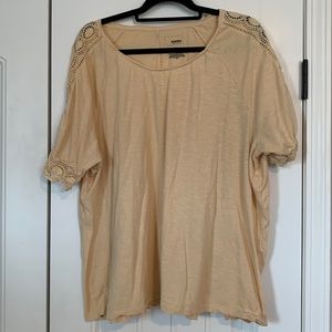 Yellow short sleeve shirt by Sonoma in size 3X